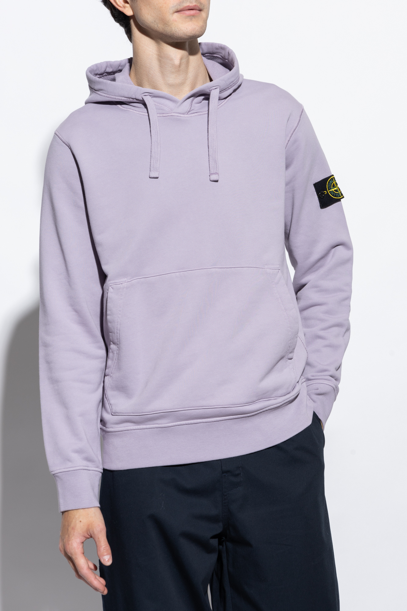 Stone Island Hoodie with pockets Men s Clothing Vitkac